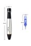 Ultima A1 Derma Pen With Needle Cartridge Silver/Black/Blue - 2