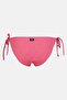 Women Textured Tie Closure Bikini Bottom, Bold Pink - 3
