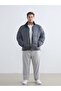 Xside Black Comfortable Fit Mock Neck Men's Puffer Jacket - 3