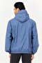 Men Solid Bomber Jacket, Slate Blue - 3