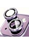 iPhone 17 Compatible (Light Purple) Stone Camera Lens Protector - 2