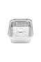 Aluminum Bowl with Lid Food Container 500 Gr Heat Resistant Disposable Container 100 Pieces - 3