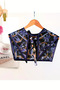 Exotic Jungle Elephant Patterned Shoulder Shawl |   Tropical Chain Detailed Safari Themed Premium Scarf Collar