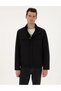Stand-Up Collar Black Coat