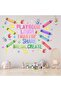 Playroom Wall Stickers - Crayon Handprint Polka Dots Inspirational Quotes - 2