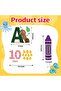 Animal Alphabet & Numbers Wall Decals - Colourful Peel and Stick Removable - 6