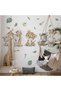 Watercolor Baby Safari Animals Wall Decals Stickers, 60x90 cm - 4