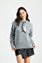 Women's Scarf Collar Jazz Sweater - 8