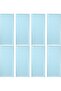 8Pcs 3D Anti-Collision Wall Padding Peel & Stick Self-Adhesive Panels - Sky Blue 50x20cm