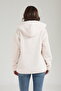 Thick Texture Welsoft Winter Kangru Pocket Hooded Zippered Plush Cardigan - 8