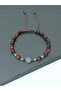 Certified Agate, Aventurine and Hematite Natural Stone Men's Bracelet - 2
