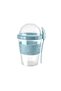 Color According to Stock Status Will Be Sent ⚠️   Light Blue 🌸 Yogurt Muesli Container 600 ml 🌸 Yogurt Container Lunch Box with Lid and Spoon - 4