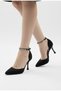 Satin 7cm Ankle Strap Evening Dress Shoes - 2