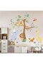 Forest Animals Baby Wall Stickers - Elephant Giraffe Lion Monkey Sloth Toucan - 4