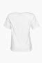 Jullianna 9001 Women's White Casual Plain Basic T-Shirt - 5