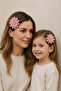 Mother-Daughter Daisy Hair Clip – Handmade, Felt & Glitter Detailed - 6