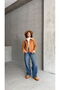 Suede Plush Coat - Tan Brown | |   F1856 - 3