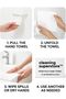 Interfold Tissue, Professional Interfold Hand Towels, 2-Ply, White, 20 Packets, 3000 Total Sheets - 4
