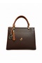 5-Compartment Faux Leather Long Strap Shoulder Bag (Dimensions: Width: 28cm.) Length:23Cm.)