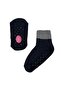 Women's Cotton Non-Slip Sole Tawaf Hajj Umrah Socks with Full Towel Inside, Yoga Pilates Anthracite Gray - 2