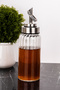 1 Piece 300ml Borosilicate Glass Sauce Bowl Leak-Proof Lid Design Practical Use
