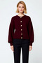 Women's Stylish Button Detailed Soft Textured Knit Cardigan Is a Comfortable and Elegant Choice for Everyday Outfits - 5