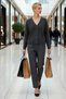 Women's Comfortable Corded Fabric Textured Wide Fit V-Neck Knitwear Cardigan Provides Everyday Elegance and Comfort - 4