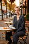 Women's Comfortable Corded Fabric Textured Wide Fit V-Neck Knitwear Cardigan Provides Everyday Elegance and Comfort - 3