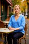 Women's Buttoned V-Neck Soft Knitwear Cardigan Relaxed Fit Long Sleeve Winter Wear and Comfortable Stylish - 3