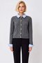 Women's Classic Hair Braid Patterned Buttoned Front Long Sleeve Knitwear Cardigan Winter Season Comfortable Elegance - 5