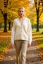 Women's Comfortable Corded Fabric Textured Wide Fit V-Neck Knitwear Cardigan Provides Everyday Elegance and Comfort
