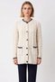 Women's Hair Braid Patterned Contrast Detailed Buttoned Long Sleeve Knitwear Cardigan Comfortable Fit Daily Chic - 5