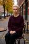 Women's Crew Neck Low Sleeve Oversized Cut Knitwear Cardigan Winter Days a Comfortable Stylish Outerwear - 3
