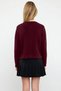 Women's Basic Jacket Look Corded Fabric Knitwear Cardigan Cropped Cut Long Sleeve Crew Neck Casual Chic - 6