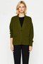 Women's Wide Fit Soft Textured Corded Fabric Knitwear Cardigan Pocket Detail Comfortable Stylish Daily Wear Sports - 5