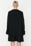 Women's V-Neck Raglan Sleeve Long Length Loose Fit Soft Textured Plain Pattern Comfortable Knitwear Knit Cardigan - 6