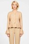 A Touch of Elegance for Women's Wardrobe Soft Textured Knitwear Cardigan Model with Peplum Detail - 5