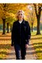 Women's Comfortable Zippered Turn-Down Collar Long Low-Sleeve Thessaloniki Knit Thick Knitwear Cardigan Stylish