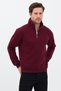 Unisex Relax Fit Comfortable Cut Cotton Half Zipper Stand Collar Sweatshirt