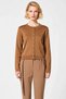 Women's Clothing Collection Button Detail Long Sleeve Knitwear Cardigan Casual a Piece That Complements Stylish - 5