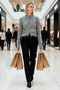 Women's Regular Fit Gradient Knitwear Cardigan Buttoned Long Sleeve Distressed Detail Crop Cut Stylish - 4