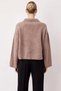 Women's Polo Neck Buckle Detail Low Armhole Soft Textured Knitwear Cardigan Jacket and Modern Comfort with Style - 5