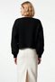 Women's Embroidery Detailed V-Neck Oversized Knitwear Cardigan Promises a Modern Look and a Comfortable Experience - 6