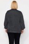 Women's Anthracite Stone Detailed Buttoned Knitwear Cardigan Standard Cut Winter Casual Wear Comfort - 6