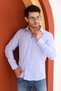 Men's Striped 100% Cotton Striped Transitional Regular Shirt - 4