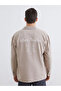 Comfortable Fit Long Sleeve Men's Shirt Jacket - 8