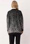 Women's Furry Textured Long Sleeve Crew Neck Button Front Regular Fit Knitwear Cardigan Quality - 6