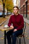 Women's Oversized Button Crop Knit Cardigan Combines Soft Texture and Comfort in One Stylish - 3
