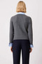 Women's Classic Hair Braid Patterned Buttoned Front Long Sleeve Knitwear Cardigan Winter Season Comfortable Elegance - 6