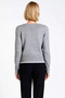 Women's Wardrobe Essential Comfortable V-Neck Long Sleeve Lace Paneled Knitwear Cardigan Sports - 6